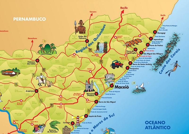 Mapa - Alagoas 