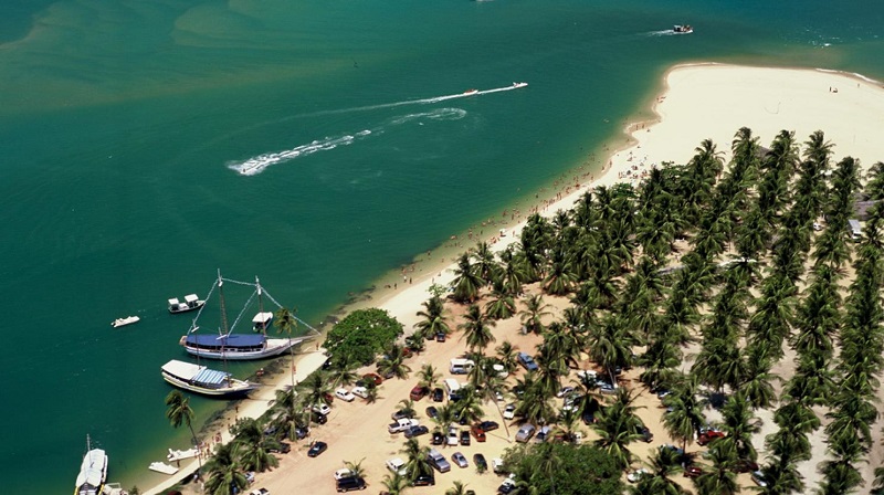 Beleza da praia do Gunga no Alagoas