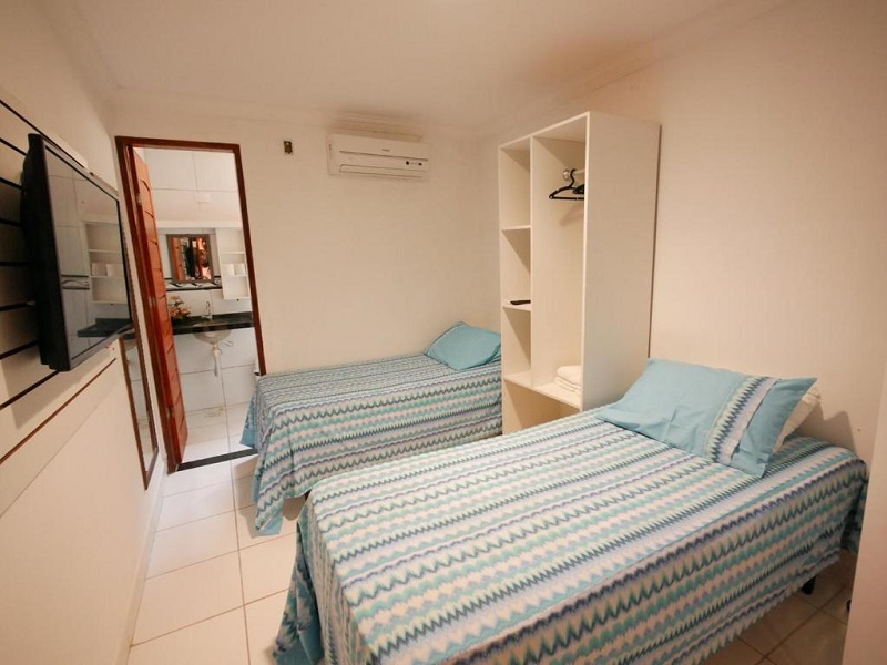 Quarto da Pousada Brasileira em Porto de Galinhas