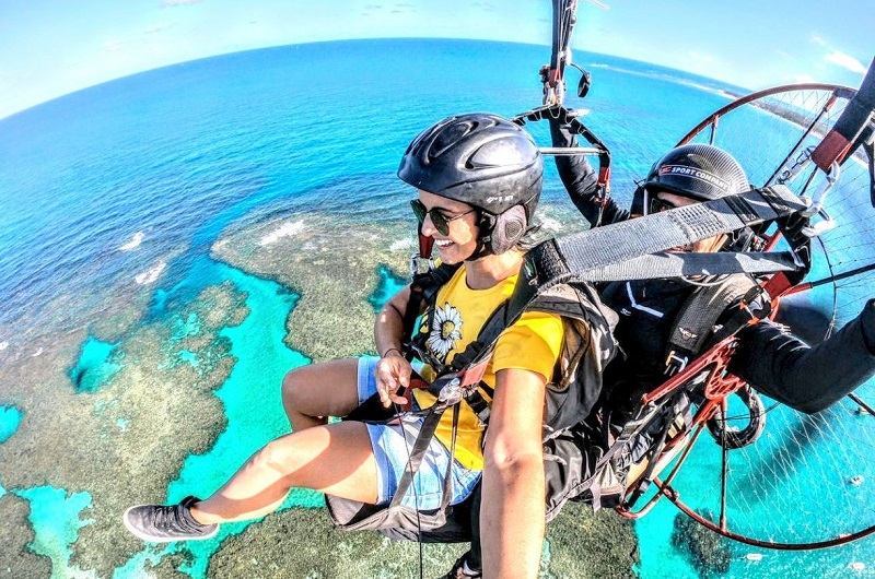 Voo de paramotor em Porto de Galinhas