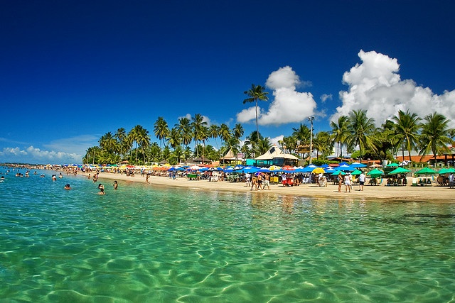 Praia paradisíaca de Porto de Galinhas